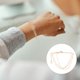 thumbnail image 4 of 1pc Pulsera de cuentas de arroz con capas ajustable de oro simple y personalizado, 4 of 5