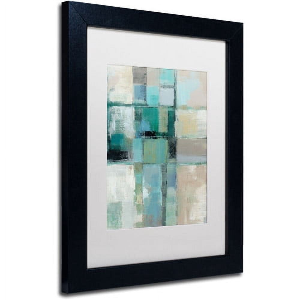 Trademark Fine Art "Island Hues Crop II" Canvas Art by Silvia Vassileva, White Matte, Black Frame