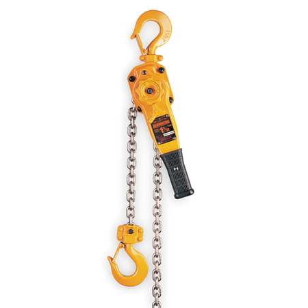 15ft Standard Lift Chain Hoist - HARRINGTON LB008-10 Lever Chain Hoist, 1500 lb., Lift 10 ft.