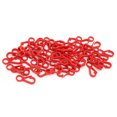thumbnail image 3 of Pendant Lobster Claw Clasps Lanyard Snap Hooks for Key Chain Crafts Jewelry Accessory Dark Red 50pcs, 3 of 14
