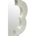 thumbnail image 5 of Kouboo Flower Capiz Seashell Wall Mirror, Elegantly Crafted Frame, Hanging Wall Mirror, Decorative, Mirror For Bathroom, Bedroom, Living Room Entryway, White, 5 of 7