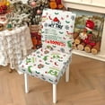 thumbnail image 4 of Christmas Chair Covers Set of 6 Funny Dining Protector Stretch Slipcovers Removable Washable Back Chair Covers Christma Home Decor Gifts, 4 of 7