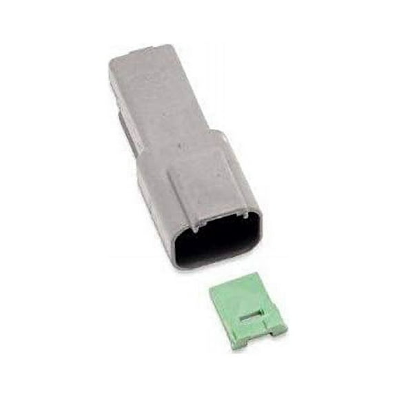 Namz Custom Cycle Deutsch Receptacle - 2-Pin - Gray