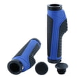 thumbnail image 1 of Puños de manillar DYNWAVEMX doble bloqueo BMX montaña azul, 1 of 8