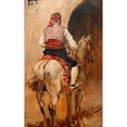 thumbnail image 3 of Joaquín Agrasot 16x24 Black Modern Framed Museum Art Print Titled - A Picador on a Gray Horse, 3 of 5
