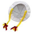 thumbnail image 4 of Slccxzc Floral Embroidered Oktoberfest Hat Adult Braided Bavarian Sun Cap, 4 of 7