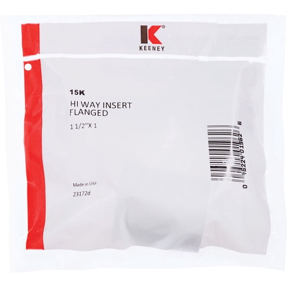 Keeney 15K 1-1/2-Inch by 1-Inch Highline Tailpiece Insert, White