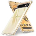 thumbnail image 1 of Designed for Google Pixel 6A Case, [NOT for Pixel 6] Shockproof Protective Phone Case Slim Cover, Military Grade Protection, 10X Anti-Yellowing, Max Airbag Drop Protection, Clear, 1 of 5