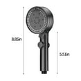 thumbnail image 3 of RKZDSR Home Bath Shower Nozzle with Turbo Effect - Water Heater Filter Shower Head - 8 Bathing Modes and One-Pressurized Water Stop Function, 3 of 8