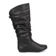thumbnail image 3 of Wild Diva DB32 Women Leatherette Knee High Slouch Flat Riding Boot, 3 of 5