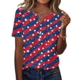 thumbnail image 2 of 250th Anniversary USA Shirt Casual 250 Years Of Freedom T Shirt Short Sleeve Tshirts Patriotic Shirts Tops, 2 of 5