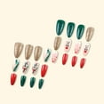 thumbnail image 4 of Christmas Wearable Candy Cane Elk Drop Shape Nail Sticker, 4 of 5