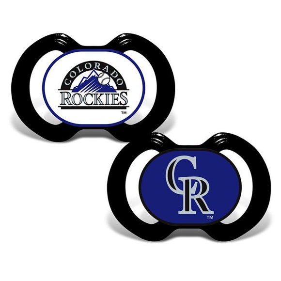 Baby Fanatic BFA-COR212-IFS Colorado Rockies MLB Gen 3 Pacifier, Pack of 2