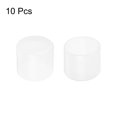 thumbnail image 2 of 10pcs Rubber End Caps 34mm(1.3 Inch) ID Vinyl Round End Cap Cover Screw Thread Protector Clear, 2 of 6