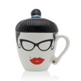 thumbnail image 1 of Godinger 62108 Lady Hipster Rockabilly Mug, 1 of 1