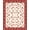 White, Pattern 1, variant on ODIKA 4'x6' Machine Washable Non-Slip Area Rug, Scarlet Vine Non Slip Aisle Floral High Traffic Rug, White, 59827
