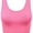 Candy pink, variant on Women's Sleeveless Racerback Crop Tank Top Camisole Backless Scoop Neck Shirts 2024