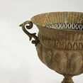 thumbnail image 2 of WORTH 18.5" H. Metal Urn Planters - Bronze Classic Antique Iron Plant Pots - Decorative Rustic Flower Pots for Outdoor Use - Traditional Urn Planter for Garden, Patio, Front Porch, 2 of 7