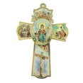 thumbnail image 2 of Religious Gifts Holy Child Jesus Christ Santo Nino de Atocha Wooden Wall Cross Crucifix ( Inch), 2 of 2