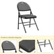 thumbnail image 3 of Juego de 2 Sillones Plegables con Cojín – Estructura Metálica Sólida, Patas Antideslizantes, Asiento Acolchado de PU, Perfectas para Interior, Exterior, Balcón y Reuniones Familiares, 3 of 16