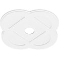 thumbnail image 2 of 36"OD x 6"ID x 14 1/4"C x 1"P Charlotte Architectural Grade PVC Contemporary Ceiling Medallion, 2 of 11