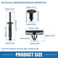 thumbnail image 4 of Conjunto de hardware de aleta de parrilla Unique Bargains de 15 piezas No.68039280AA/6030441 para Jeep Wrangler JK Unlimited JKU 07-18, 4 of 6