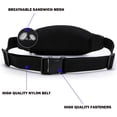 thumbnail image 2 of Riñonera pequeña para deportes al aire libre, bolsa para bicicleta de ocio para hombres y mujeres, bolsa para fanáticos de carreras (negro), 2 of 4