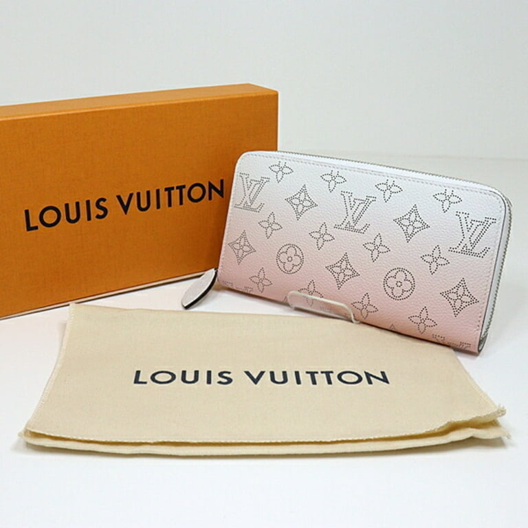LOUIS VUITTON Louis Vuitton Zippy Mahina Leather LV Punching Round