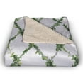 thumbnail image 3 of Creative Products Ivy Lattice  50x60 Sherpa Fleece Blanket, 3 of 3