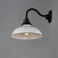 thumbnail image 2 of 35114WTBK Maxim Lighting Granville - 1 Light Outdoor Wall Mount-White/Black Finish, 2 of 4