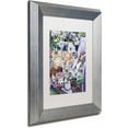thumbnail image 2 of Trademark Fine Art 'Purfect Gardening Buddies' Canvas Art by Jenny Newland, White Matte, Silver Frame, 2 of 4