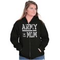 thumbnail image 2 of US Army Mom Military Star Logo Women Plus Size Zipper Hoodie Brisco Brands 3X, 2 of 4