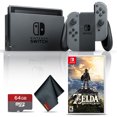 thumbnail image 1 of Nintendo Switch (Gris) con Zelda: Aliento de Lo Salvaje y Tarjeta de Memoria de 64 Gb, 1 of 9