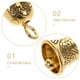 thumbnail image 4 of 10pcs mini jingle bell bank bells estilo vintage campanas doradas joyas fabricantes amuletos de viento adornos de árbol de manualidades de campana decorativa de campana decorativa, 4 of 4