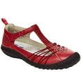 thumbnail image 2 of JBU by Jambu Womens Sahara T-Strap Flats Flats Casual - Red - Size 8.5 M, 2 of 5