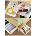 thumbnail image 3 of Desk Drawer Punch Free Invisible Drawer Self-adhesive Under Desk Drawer Storage Box Plastic Drawer Miscellaneous Organizer for Home Office Kitchen, 3 of 8