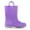 Purple, variant on BOCCA Kids Purple Glitter Waterproof Rain Boot For Girls Size 3