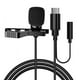 thumbnail image 1 of Matsuzay Mini micrófono para iPhone, micrófono de solapa portátil con Clip para iPhone, iPad, Xiaomi, Android, Smartphone, cámara DSLR, PC, Cables de audio/vídeo  Actualizar Tipo-C, 1 of 1