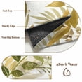 thumbnail image 6 of Brown Green Leaves Area Rugs 6'x9', Small Throw Rugs for Kitchen Dining room, Summer Botanical Farmhouse Watercolor Leaf Indoor Outdoor Rug Non-Slip Low Pile Carpet Runner Reversible Floor Mats, 6 of 8