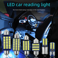 thumbnail image 1 of Luz de lectura de luz de doble punta para automóvil Luz de matrícula LED Luz de puerta Luz de techo Luz de ancho T10 Traje combinado 36MM31, amplio rango de iluminación, 1 of 5