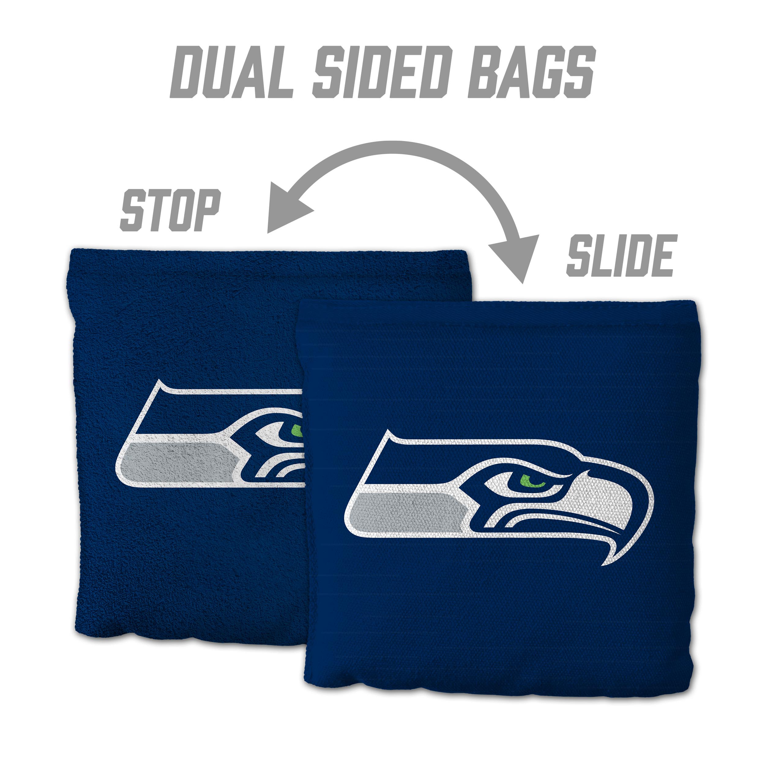 Seattle Seahawks 8pk Licensed Cornhole Bags