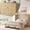 Natural Wood, variant on Mjkone Murphy Bed Queen with Mattress,Murphy Cabinet Bed with Rattan Panel and Charging Station,Multifunctional Storage Cabinet Beds for Bedroom,Walnut