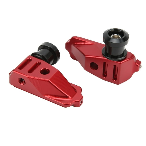Bloque De Ajuste De Cadena, Protección De Brazo Oscilante Bloques De Eje Trasero De Aleación De Aluminio De Alta Resistencia Para Reemplazo De Motocicleta Para CB500F CB500X OTVIAP Rojo