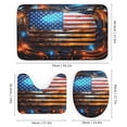 thumbnail image 3 of Flag Of The United States Shower Curtain Sets with Rugs 4 Piece Rustic, 3 of 8