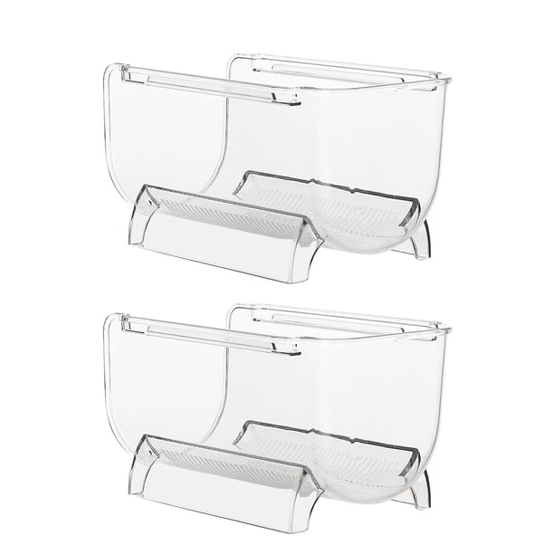 2pcs estanterías apilables de vino estilo cajón botella de vino soporte de la botella de agua