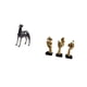 thumbnail image 5 of Estatua de perro de resina,Estatua de perro de resina con forma de animal,Escultura coleccionable para escritorio,decoración del hogar,Estatuas del pensador,Estatuas de pensadores Esculturas, 5 of 8