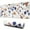 Pioneer Flower Floral, variant on Long Mouse Pads for Desk,Pioneer Flower Floral Print Pattern Desk Mats on Top Of Desks, Desk Mouse Pad Extra Large with 3mm Non-Slip Base and Stitched Edge for Gaming,Office,Work,Home 31.5"x11.8"
