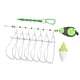 thumbnail image 3 of Encordador de pesca portátil con 7 broches de acero inoxidable y hebilla de seguridad para peces vivos Grande, 3 of 9