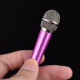 thumbnail image 3 of Injueey Micrófono de mano portátil Mini 3,5mm estéreo estudio micrófono de voz micrófono de Audio teléfono móvil inteligente accesorios de Teléfono y Comunicación rojo, 3 of 6