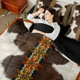 thumbnail image 4 of jejeloiu Southwestern Aztec Geometric 7-Piece Twin Bedding Sets,Brown Cattle Hide Bedding Comforter Set For Kids Reversible, 4 of 8